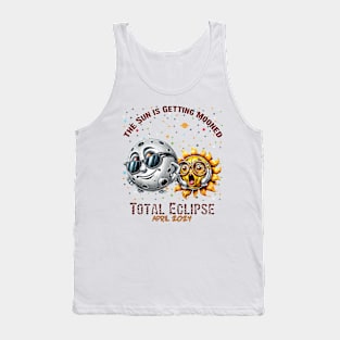 Total Solar Eclipse Chase April 2024 Sun is Getting Mooned Gift For Men Women Tank Top